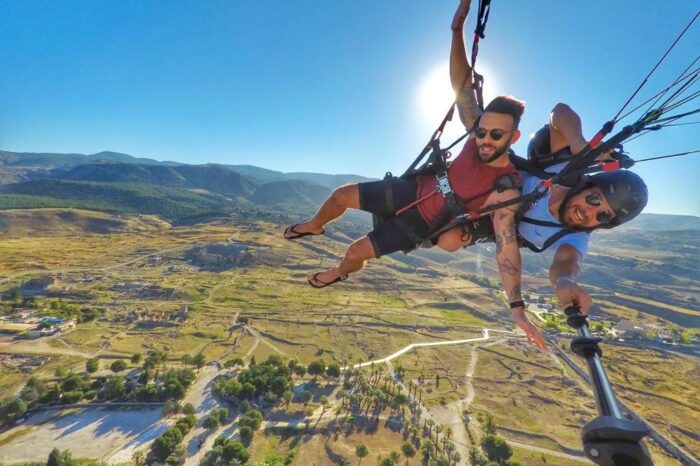 Paragliding in Pamukkale